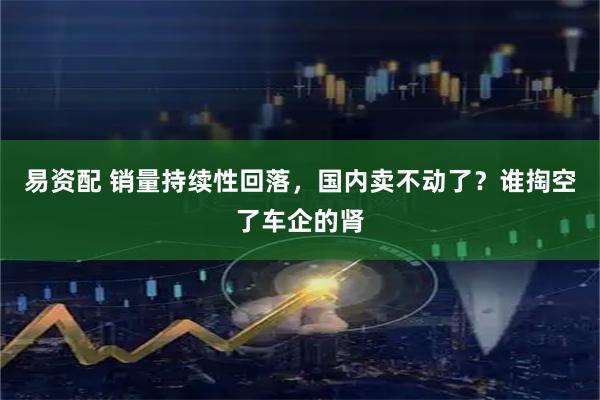 易资配 销量持续性回落，国内卖不动了？谁掏空了车企的肾
